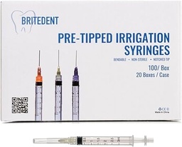 [CIR-BSI-0327] Irrigation Syringe Combo, 3cc, 27G x 25mm, 100/bx, 20 bx/cs
