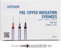 [CIR-BSI-0330] Irrigation Syringe Combo, 3cc, 30G x 25mm, 100/bx,  20 bx/cs
