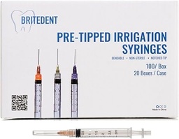 [CIR-BSI-0325] Irrigation Syringe Combo, 3cc, 25G x 25mm, 100/bx, 20 bx/cs