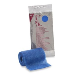 [MMM-82103B] Cast Tape 3M™ Scotchcast™ Soft Cast 3 Inch X 12 Foot Fiberglass Blue