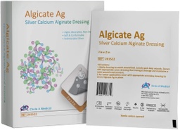 [CIR-261522] Silver Calcium Alginate Dressing, 2&quot; x 2&quot;, Sterile 1s, 10/bx
