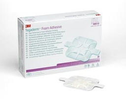 [MMM-90610] Foam Dressing 3M™ Tegaderm™ High Performance 3-1/2 X 3-1/2 Inch Square Adhesive with Border Sterile