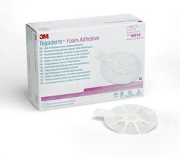 [MMM-90614] Foam Dressing 3M™ Tegaderm™ High Performance 2-3/4 X 2-3/4 Inch Oval Adhesive with Border Sterile
