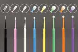 [CIR-BSI-2000] Applicator Brushes, Regular Blue, 100/tube, 100/tube, 4 tube/bx , 40bx/cs