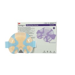 [MMM-90647] Silicone Foam Dressing 3M™ Tegaderm™ 6 X 6-3/4 Inch Sacral Silicone Adhesive with Border Sterile