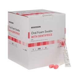 [MCK-4833] Oral Swabstick McKesson Foam Tip Dentifrice