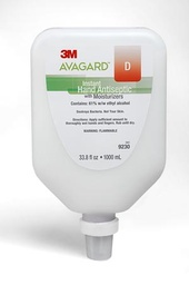 [MMM-9230] Hand Sanitizer 3M™ Avagard™ D 1,000 mL Ethyl Alcohol Gel Dispenser Refill Bottle