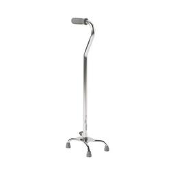 [MCK-146-10301F-4] Small Base Quad Cane McKesson Steel 30 to 39 Inch Height Chrome