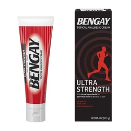 [JJC-510819400] Topical Pain Relief Bengay® Ultra Strength 30% - 10% - 4% Strength Camphor / Menthol / Methyl Salicylate Cream 4 oz.