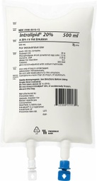 [CRX-65219053550] Fat Emulsion 20% IV Solution 500 mL