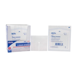 [DUK-7470] Gauze Sponge, 4&quot; x 4&quot;, Sterile, 6-Ply, Trach Drain, 2/pk, 25 pk/bx, 12 bx/cs (54 cs/plt)
