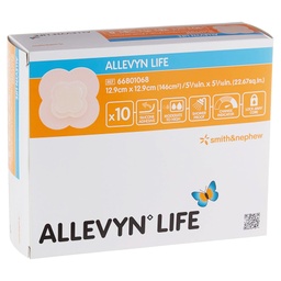 [SMI-66801068] Silicone Foam Dressing Allevyn Life 5-3/4 X 5-3/4 Inch Quadrilobe Silicone Adhesive with Border Sterile
