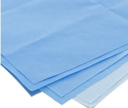 [HAL-37046] HALYARD* H100 Sterilization Wrap Light Blue 12 X 12 Inch Single Layer SMS Polypropylene Steam / EO Gas / Hydrogen Peroxide