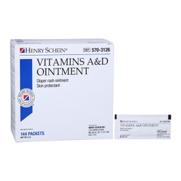 [HCH-SCH-HS-1150] Vitamins A&amp;D Ointment, without Lanolin, 5 g packet, 144/bx, 6 bx/cs