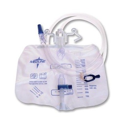 [MDL-DYND15205] Urinary Drain Bag Medline® Anti-Reflux Valve Sterile Fluid Path 2000 mL Vinyl