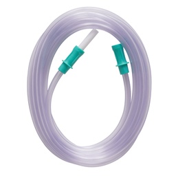 [MCK-16-66303] Suction Connector Tubing McKesson 12 Foot Length 0.188 Inch I.D. Sterile Female / Male Connector Clear Ribbed OT Surface PVC