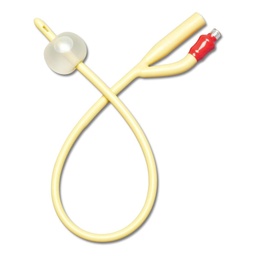 [MDL-DYND11758] Foley Catheter Medline 2-Way 10 cc Balloon 18 Fr. Silicone Coated Latex