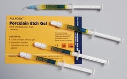 [PUL-PEG] Porcelain Etch Gel Kit Contains: 4 x 1.2mL Syringes + 8 Applicator Tips