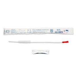 [CON-HM16] Catheter, Male, Hydrophilic Coated, Single-Use, 16&quot;, Straight Tip, 16FR, 30/bx, 10 bx/cs