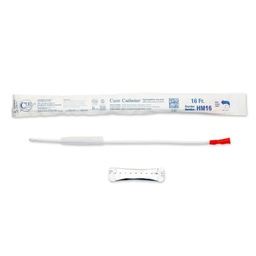 [CON-HM16] Catheter, Male, Hydrophilic Coated, Single-Use, 16", Straight Tip, 16FR, 30/bx, 10 bx/cs