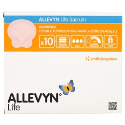 [SMI-66801306] Silicone Foam Dressing Allevyn Life 7 X 7 Inch Sacral Silicone Adhesive with Border Sterile