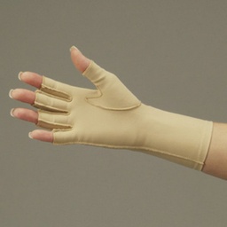 [DRY-902LL] Compression Glove Open Finger Large Over-the-Wrist Length Left Hand Stretch Fabric