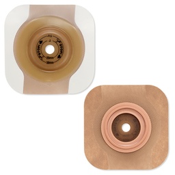 [HOL-11403] Ostomy Barrier New Image™ CeraPlus™ Trim to Fit, Extended Wear Adhesive Tape Borders 57 mm Flange Red Code System Up to 1-1/2 Inch Opening