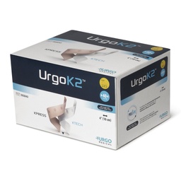 [UMN-553243] 2 Layer Compression Bandage System URGOK2™ 4 X 7-1/8 to 9-3/4 Inch Self-Adherent Closure Tan / White NonSterile Regular 40 mmHg