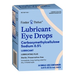 [MCK-70977119001] Eye Lubricant Foster &amp; Thrive 0.01 oz. Eye Drops