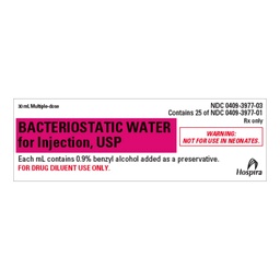 [HOS-00409397703] Bacteriostatic Water for Injection Injection 30 mL