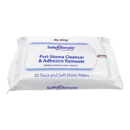 [SNS-SNS00525] Adhesive Remover Safe n Simple™ Wipe 50 per Pack