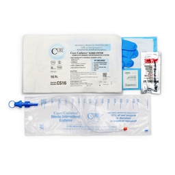 [CON-CS16] Catheter Kit, Closed System, Single-Use, 16FR, Straight Tip, Unisex, Sterile, 100/cs