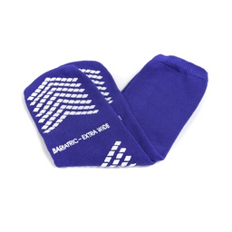 [MCK-16-SCE4] Slipper Socks McKesson Bariatric / Extra Wide Royal Blue Above the Ankle