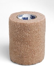 [MMM-1583] Cohesive Bandage 3M™ Coban™ 3 Inch X 5 Yard Standard Compression Self-adherent Closure Tan NonSterile