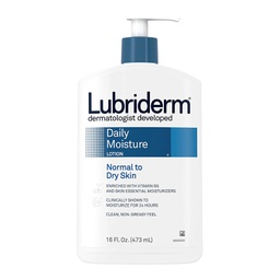 [ETH-52800048846] Hand and Body Moisturizer Lubriderm® Daily Moisture 16 oz. Pump Bottle Unscented Lotion