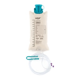 [ZVX-INF1200-E] Enteral Feeding Pump Bag Set with ENFit® Connector Infinity® 1200 mL Silicone NonSterile ENFit® Connector