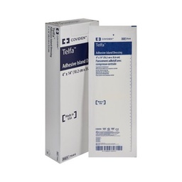 [CAR-7544] Adhesive Dressing Telfa™ 4 X 14 Inch Nonwoven Rectangle White Sterile