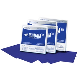 [FDR-ISOHDB01800615] Isodam HD 6" x 6" Medium, Latex-free, Royal Blue. 15 pieces/bx