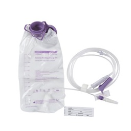 [AMS-ENF1200K] Enteral Feeding Pump Bag Set ALCOR® AMSure® 1200 mL ENFit Connector