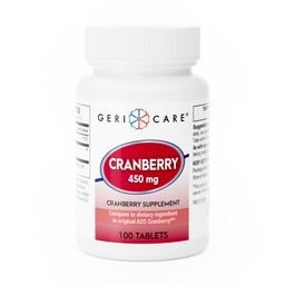 [GER-845-01-GCP] Dietary Supplement Geri-Care® Cranberry Extract 450 mg Strength Tablet 100 per Bottle