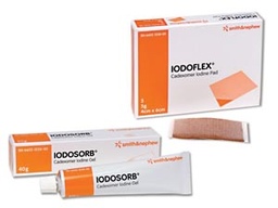 [SMI-6602134010] Impregnated Dressing Iodoflex™ Pad 2-1/8 X 3 Inch Gauze Cadexomer Iodine Sterile