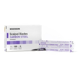 [MCK-16-63711] Surgical Blade McKesson Brand Carbon Steel No. 11 Sterile Disposable Individually Wrapped