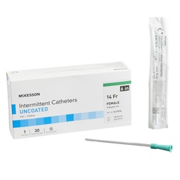 [MCK-16-F614] Urethral Catheter McKesson Straight Tip Uncoated PVC 14 Fr. 6 Inch