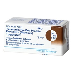 [SNP-49281075222] Tubersol® Tuberculin Purified Protein Derivative 5 TU / 0.1 mL Injection 5 mL