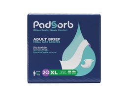 [PDS-265014] Unisex Adult Incontinence Brief Padsorb® X-Large Disposable Heavy Absorbency