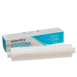 [COL-7910] Silver Moisture Wicking Fabric InterDry® 10 X 144 Inch Roll Sterile