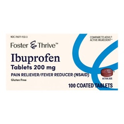 [MCK-70677113203] Pain Relief Foster &amp; Thrive™ 200 mg Strength Ibuprofen Tablet 100 per Bottle