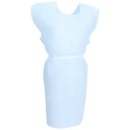 [MCK-18-10847] Patient Exam Gown McKesson One Size Fits Most Blue Disposable