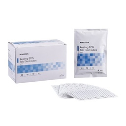 [MCK-87-220] ECG Tab Electrode McKesson Resting Non-Radiolucent 10 per Pack