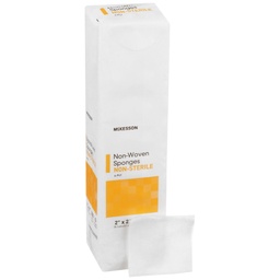[MCK-92242000] Nonwoven Sponge McKesson Polyester / Rayon 4-Ply 2 X 2 Inch Square NonSterile